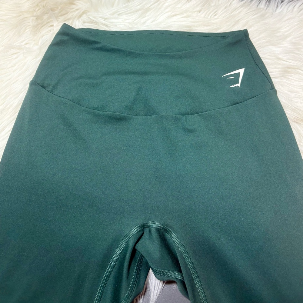 GYMSHARK Green Training Leggings High Rise - Picture 5 of 8